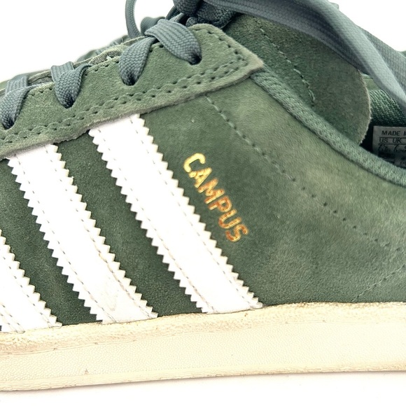 Adidas Campus ADV Green Oxide Sneaker Shoe Suede Sporty FY0488 Men's 7.5 - Picture 4 of 10